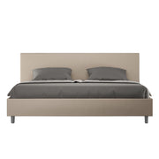 Letto Matrimoniale 160x200 cm con Rete e Contenitore Adele Tortora
