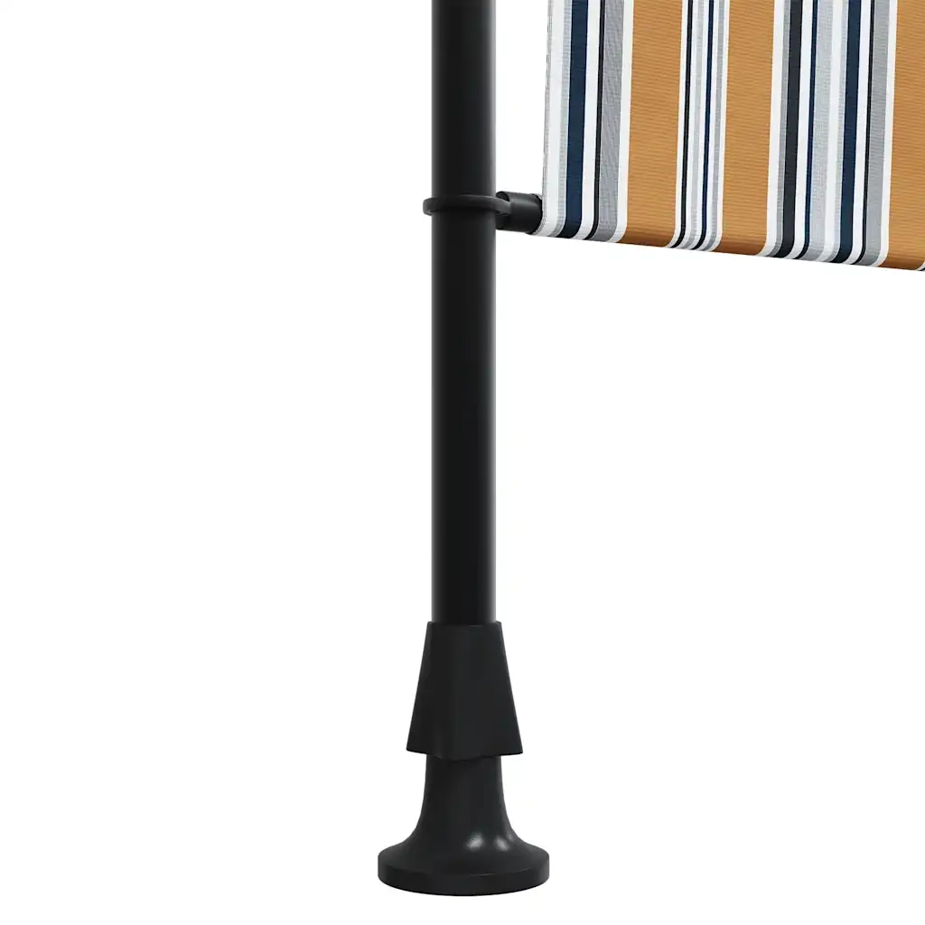 Tenda a rullo | Tenda avvolgibile Esterno Gialla e Bianca 200x270cm Tessuto Acciaio