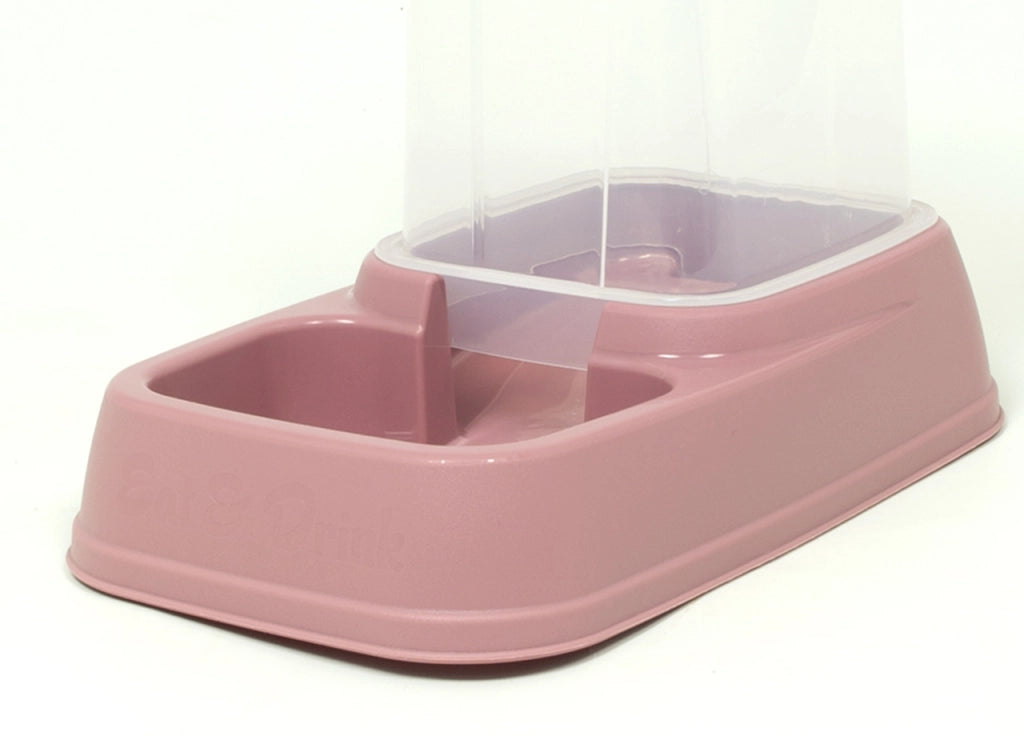Dispenser Cibo/Acqua 8L Per Animali Modello 700086 Colore Rosa