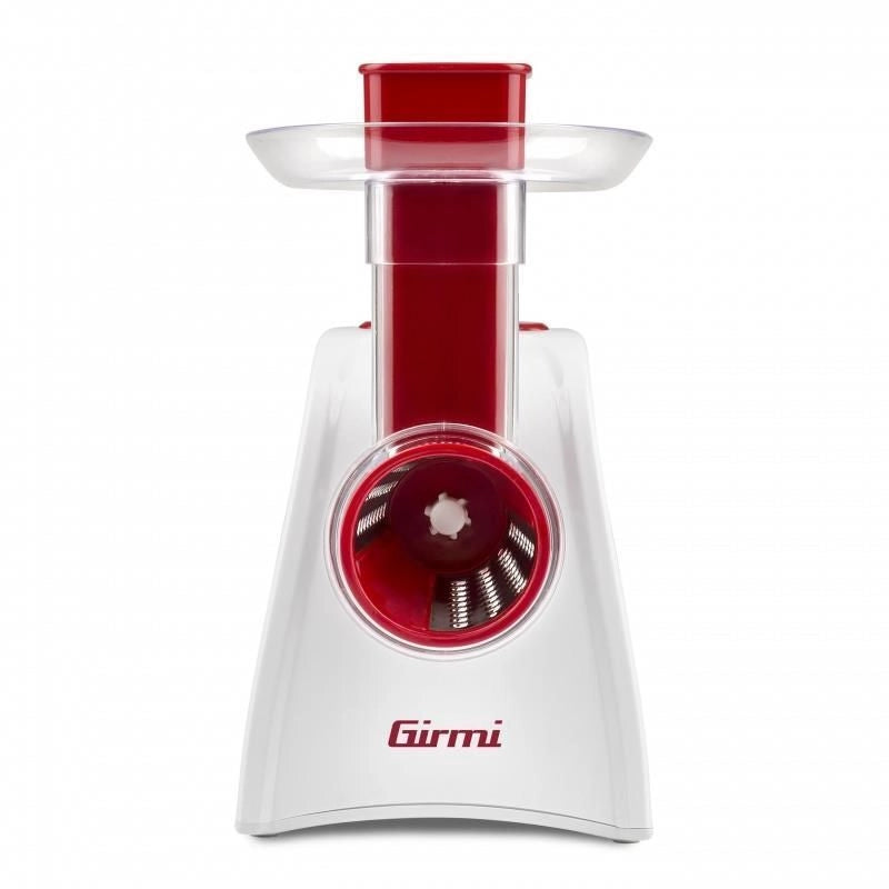 Girmi GT45 Grattugia Affettaverdure Elettrica 5 Rulli Inox 150W colore Bianco Rosso