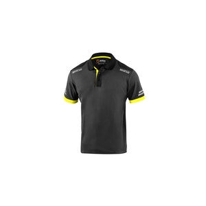 SPARCO POLO TOLEDO GREY YELLOW TG M