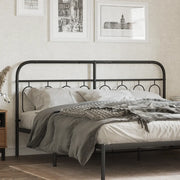 Testiera di Ricambio in Metallo Nero 183 cm 377153