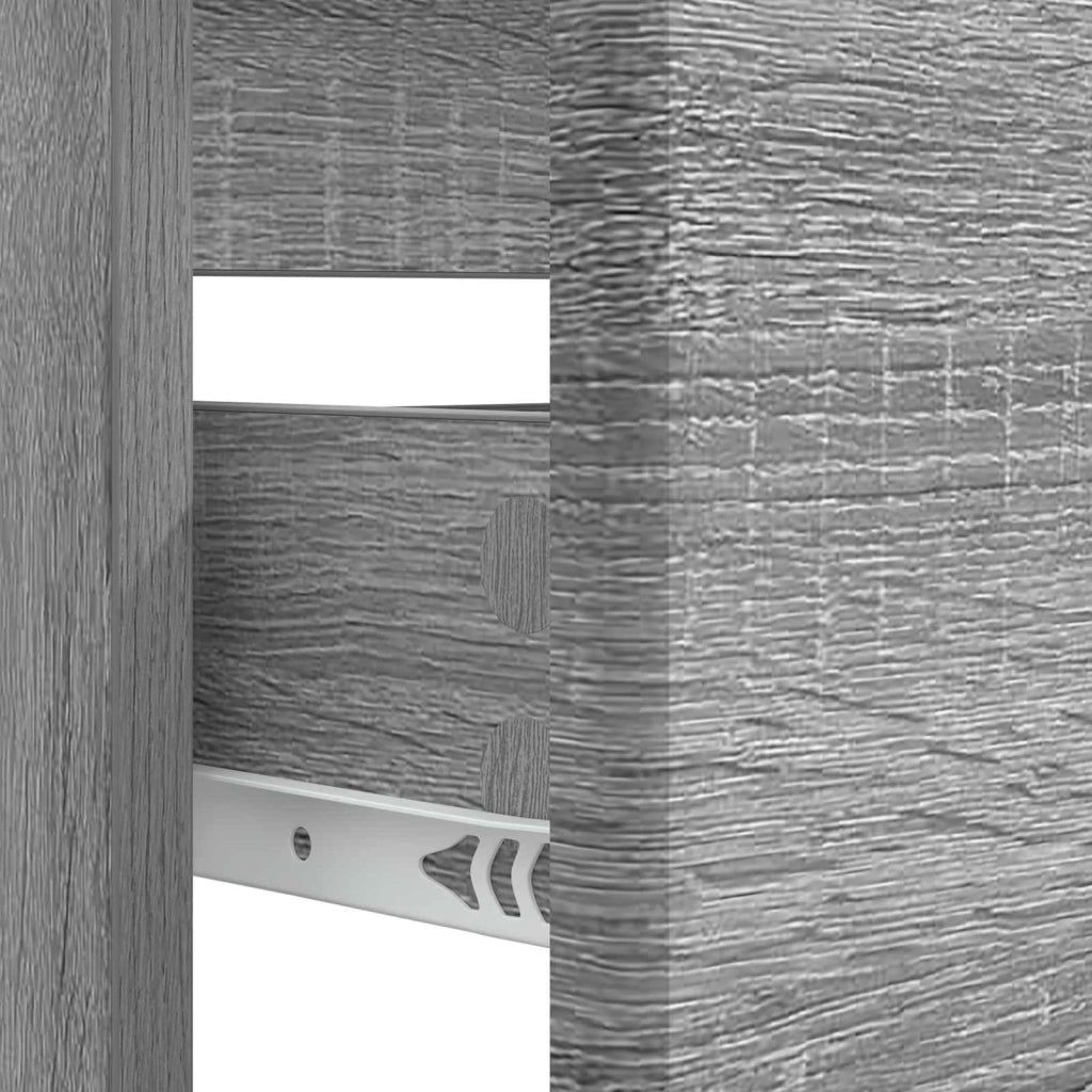 Armadio per Lavabo da Bagno BREDA Sonoma grigio 82 x 41 x 59 cm 897461