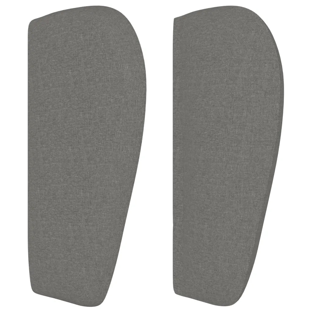 Testiera ad Orecchio Grigio Scuro 83x23x78/88 cm in Tessuto 3117357
