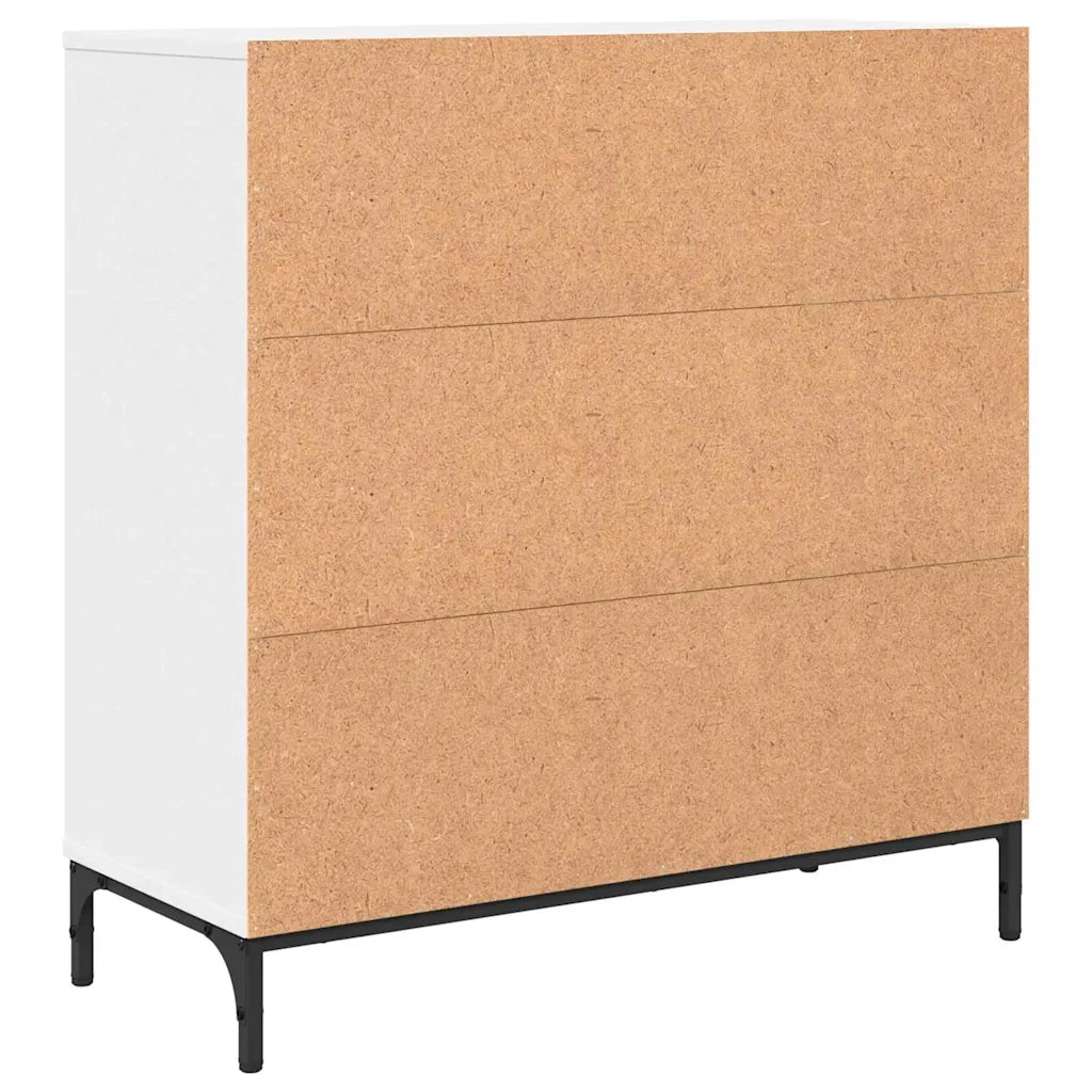 Credenza-Buffet-Armadio da cucina Bianco 79.5 x 33 x 82 cm Legno multistrato