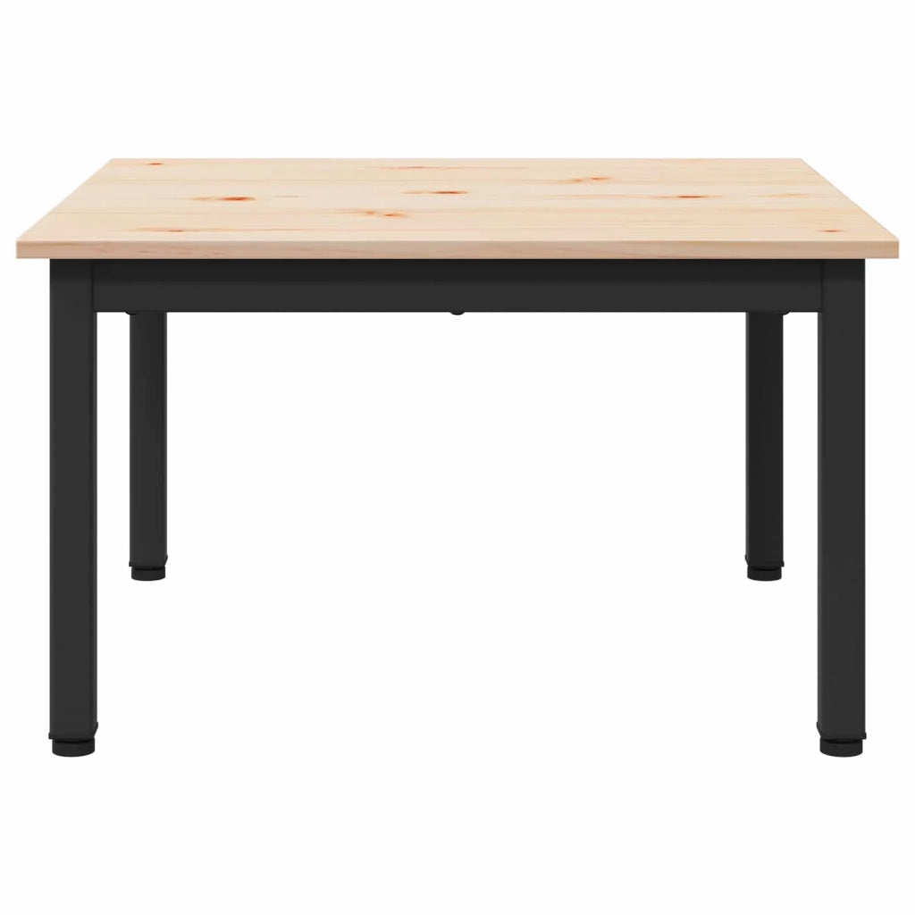 Tavolino da salotto | Tavolino da caff¨¨ | Tavolino da Soggiorno Naturale 60 x 60 x 36 cm Pino massello