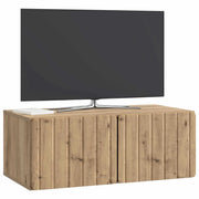 Mobile TV da Muro | Armadietto TV | Mobile Porta TV Rovere Artigianale 78,5 x 41 x 30 cm