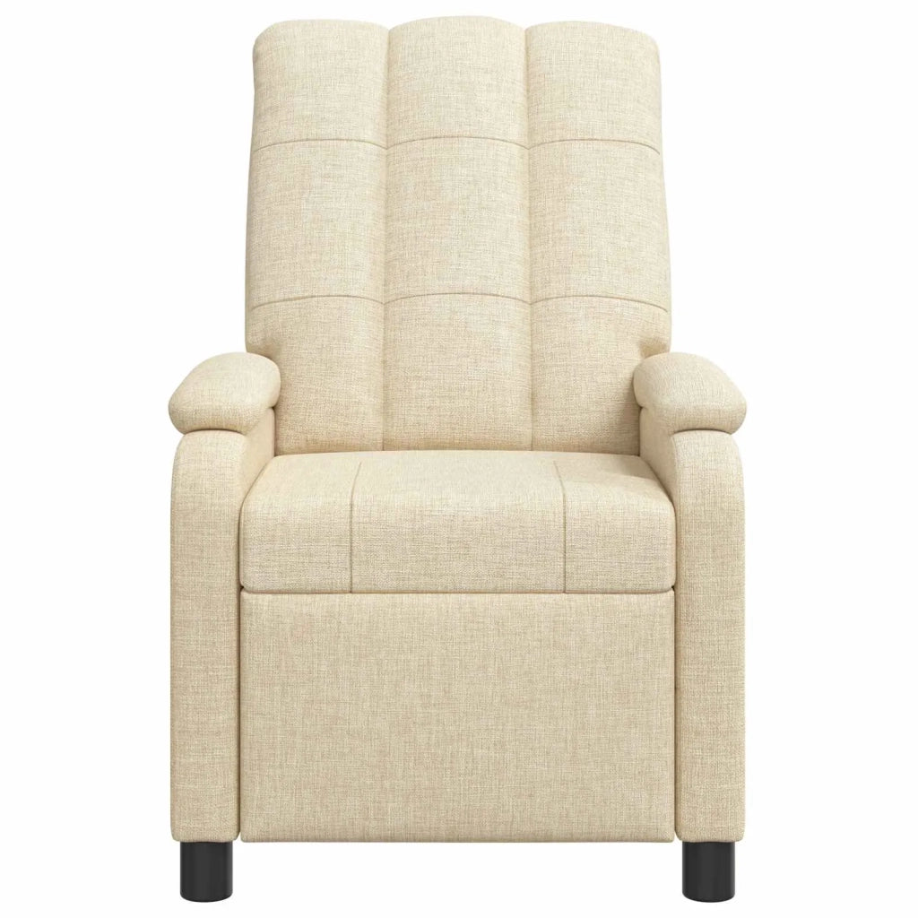 Poltrona Massaggiante Crema Tessuto 42034976
