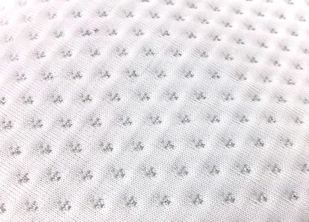 Coprimaterasso Imbottito Elasticizzato Anallergico Federe Cuscino Letto Made Italy - Matrimoniale - Silver