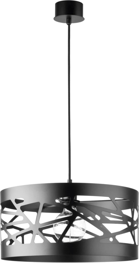 Lampada sospesa moderna nera Ø39 Moduł Frez E27 Sigma