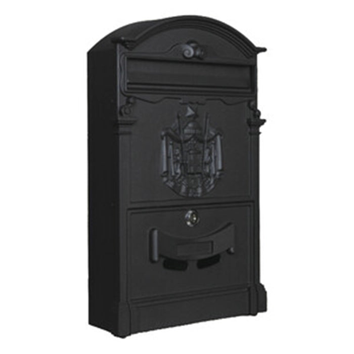 CASSETTA POSTALE REGIA NERO 9005 25,5X9X41CM