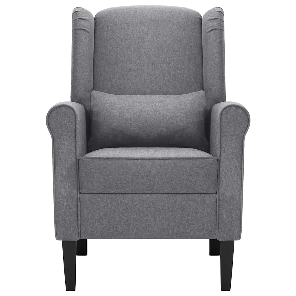 Poltrona Grigio Scuro in Tessuto 248616