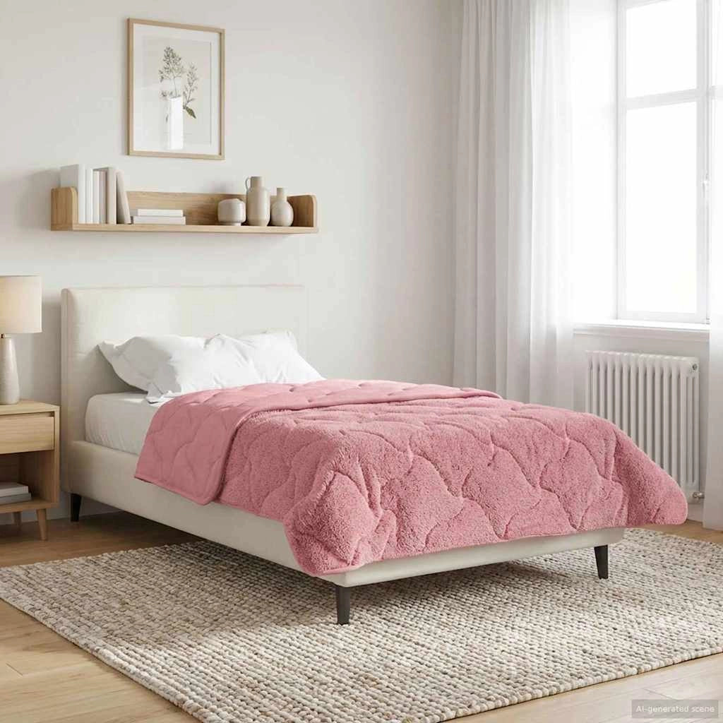 Duvet Invernale 135 x 200 cm Inverno Rosa Traspirante 42026337