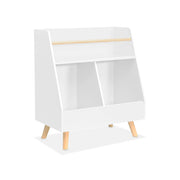 Contenitore per bambini, 2 scomparti, bianco