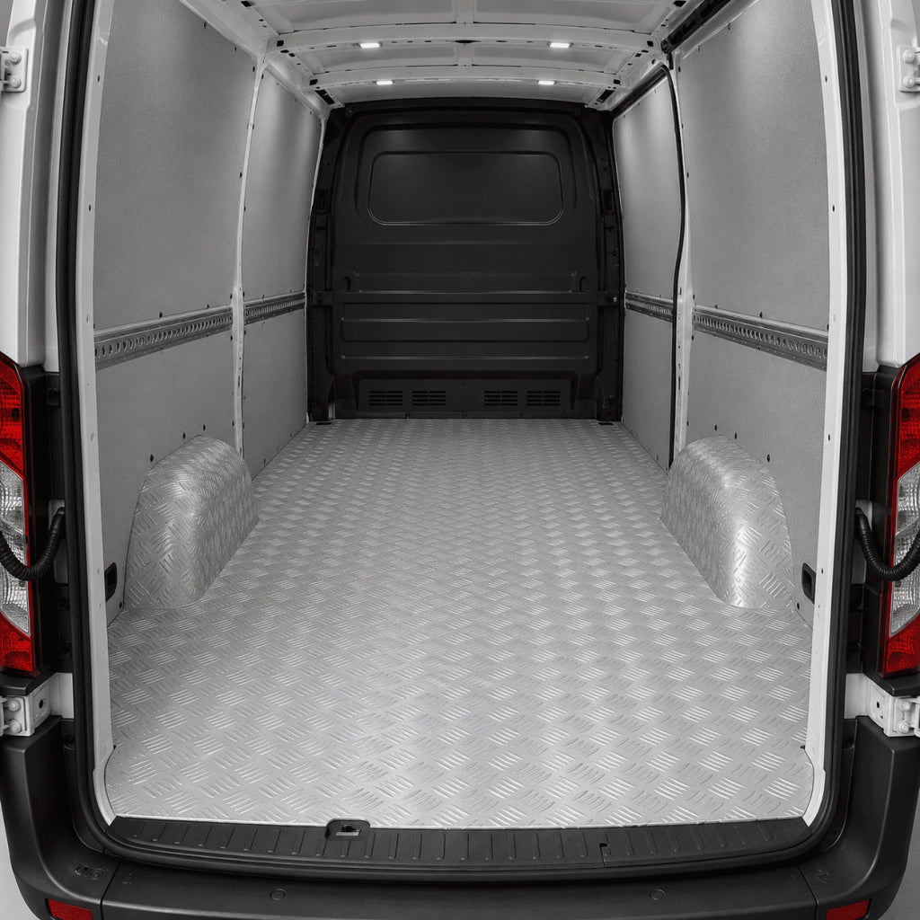 1 X 20mt Pavimento PVC spess. 1,8mm Antiscivolo effetto lamiera – Copripavimento mandorlato, Tappeto Protettivo Industriale per Magazzino, Auto e Fai da Te