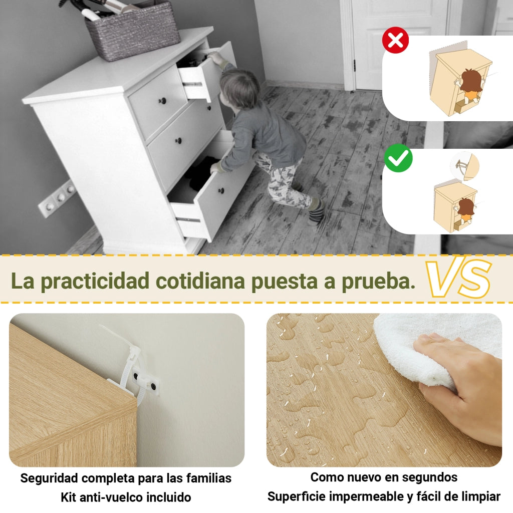 Sideboard ad arco 160 cm, 4 ante con cerniere soft-close e sicurezza anti-ribaltamento, mobile contenitore in legno per soggiorno e sala da pranzo