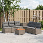 Set di divani 8 pz Grigio e Grigio Scuro 3448172