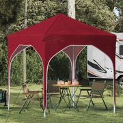 Tenda per feste a pop-up-Gazebo 194 x 194 x 245 cm Borgogna