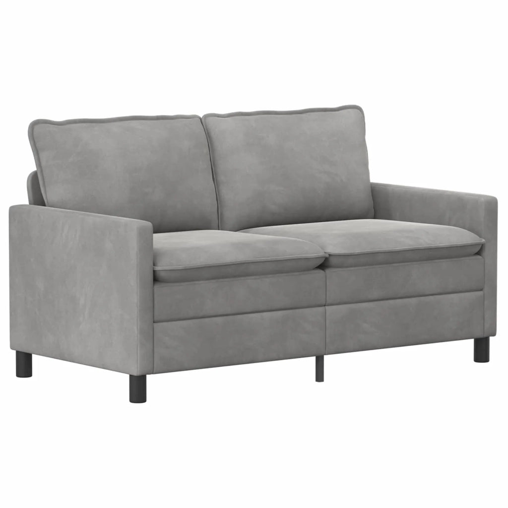 Set di divani 2 pcs Grigio Chiaro Velluto 3417067