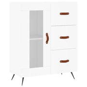 Credenza | Madia | Buffet da pranzo | Armadio da pranzo Bianca 69,5x34x90 cm in Legno Multistrato