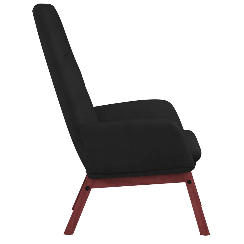 Sedia Relax Nera in Tessuto 341389