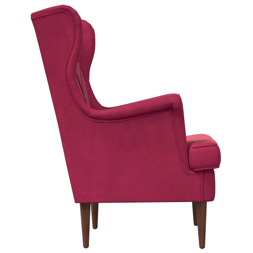 Poltrona | Sedia Relax Rosso Vino Velluto