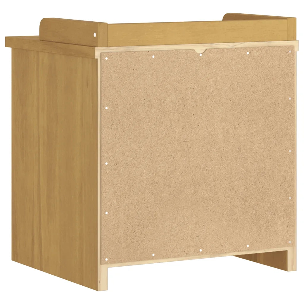 Panca da Corridoio SANDNES 45x40x50 cm Legno Massello di Pino 4010449
