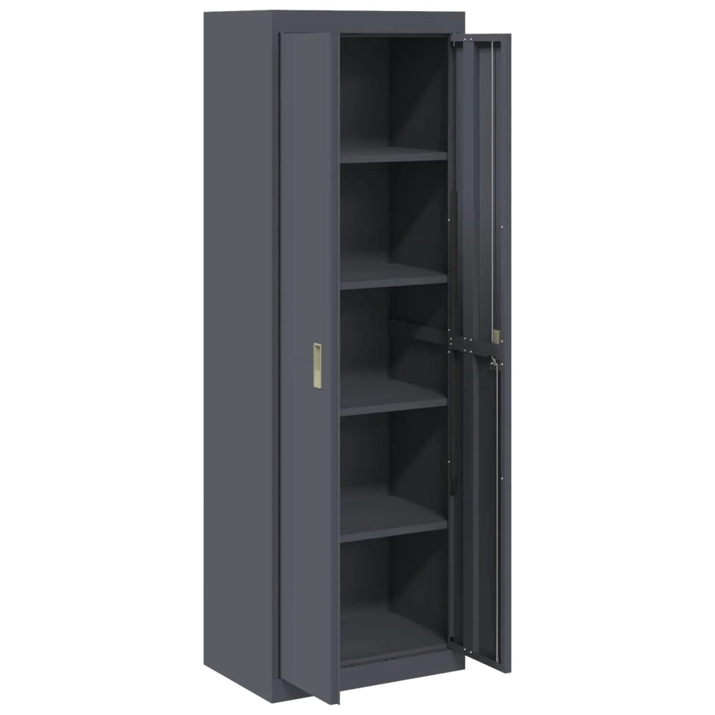 Armadio Antracite 60 x 40 x 180 cm Acciaio