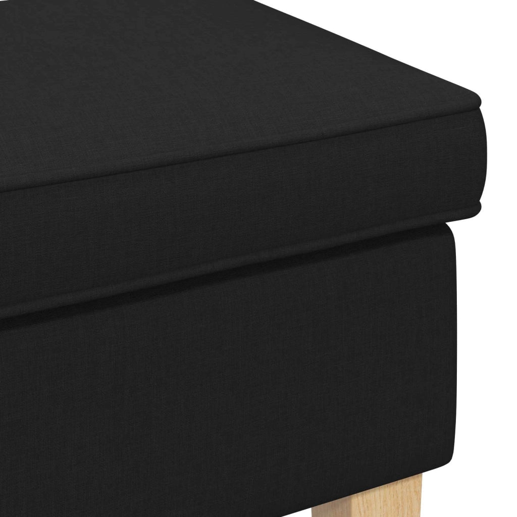 Poggiapiedi Nero 55 x 35 x 41 cm Tessuto 42030002