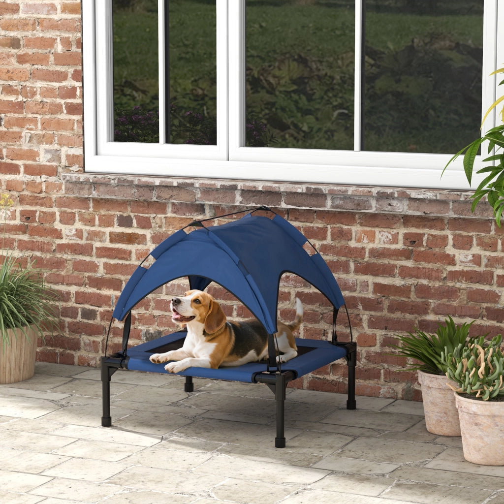 Cuccia per Cane con Tetto ¨C zephmum ¨C 76x61x69.5 cm Blu Scuro