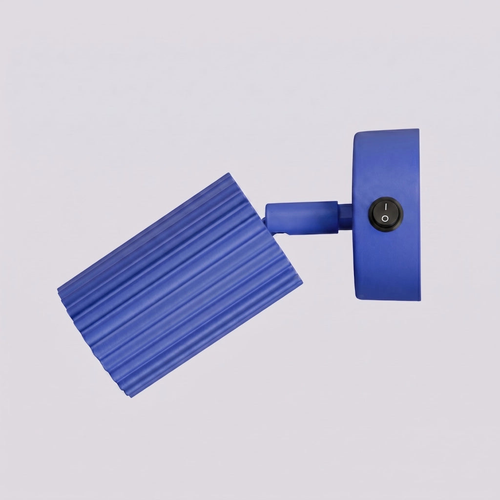 Applique KARBON oltremare con interruttore