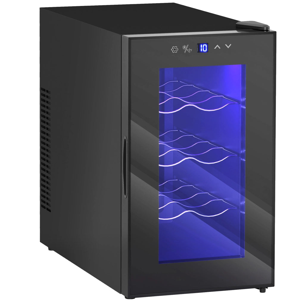Cantinetta Termoelettrica 8 Bottiglie con Refrigerazione Doppia ¨C zephmum ¨C Nero 8-18¡ãC
