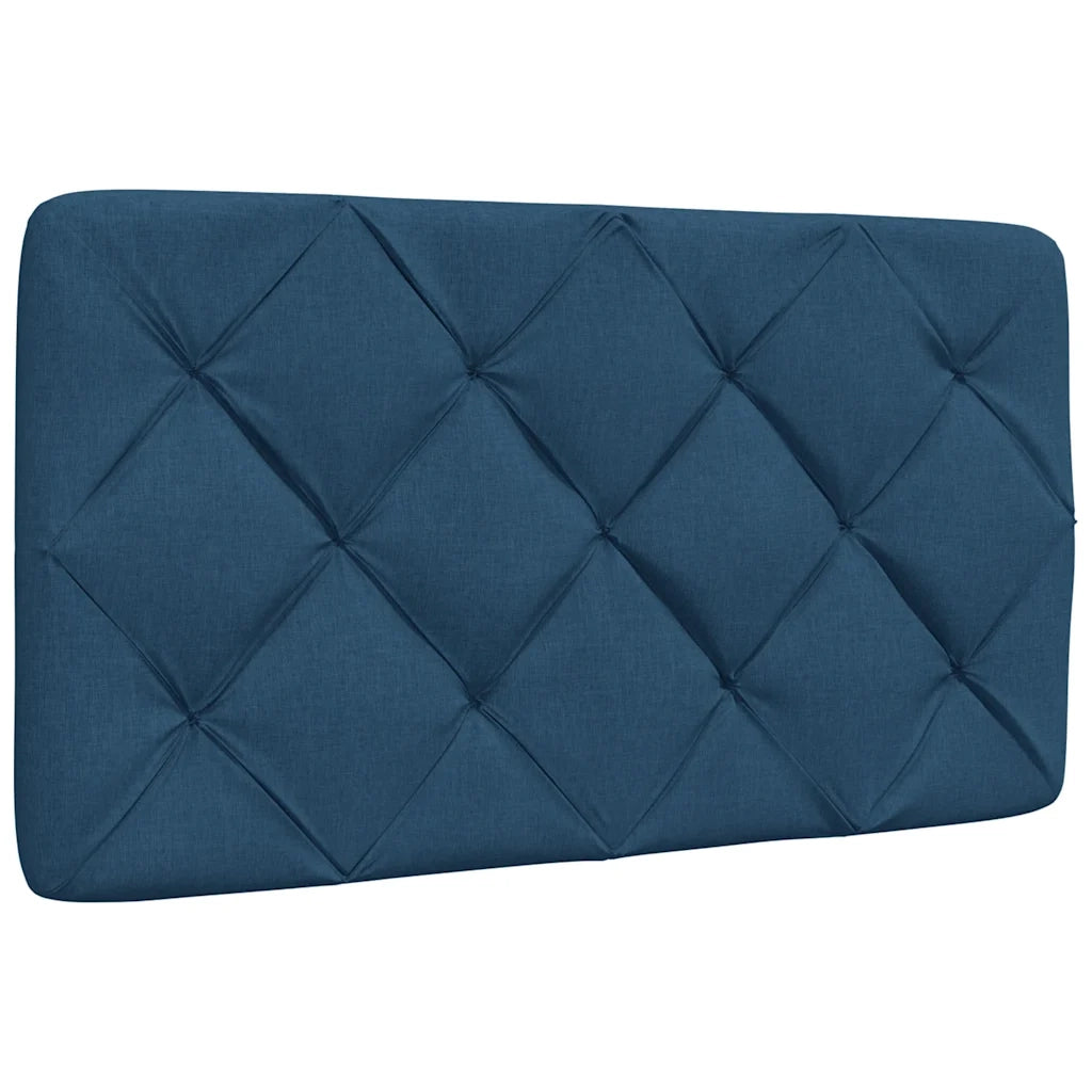 Giroletto con LED senza Materasso-Struttura Letto Blu 80x200 cm in Tessuto