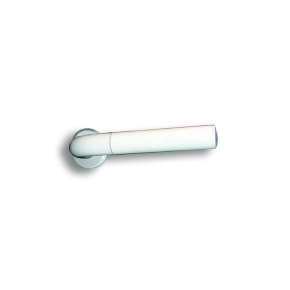 Portarotolo singolo in alluminio bianco