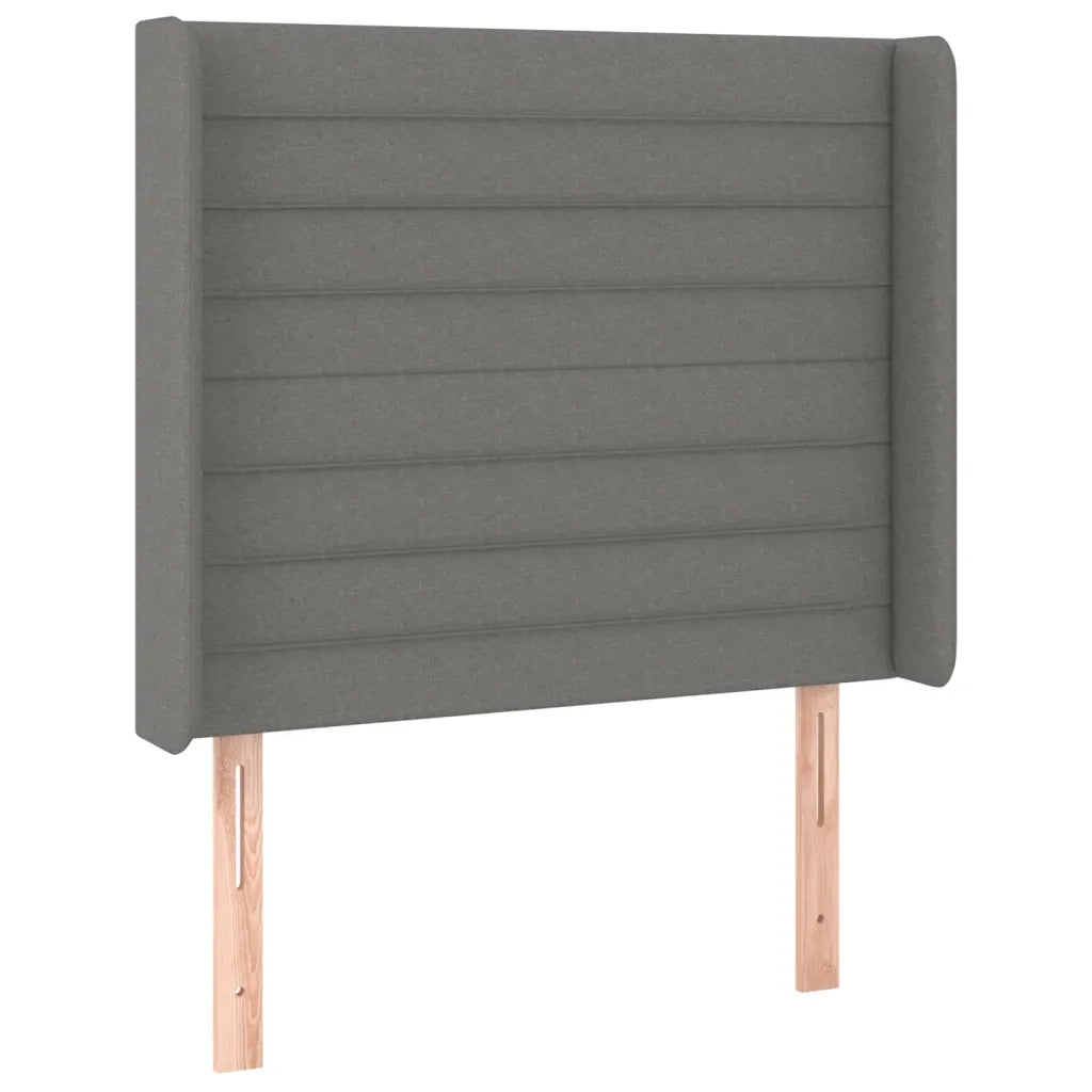 Testiera | Testata a LED GrigioScuro 103x16x118/128cm inTessuto
