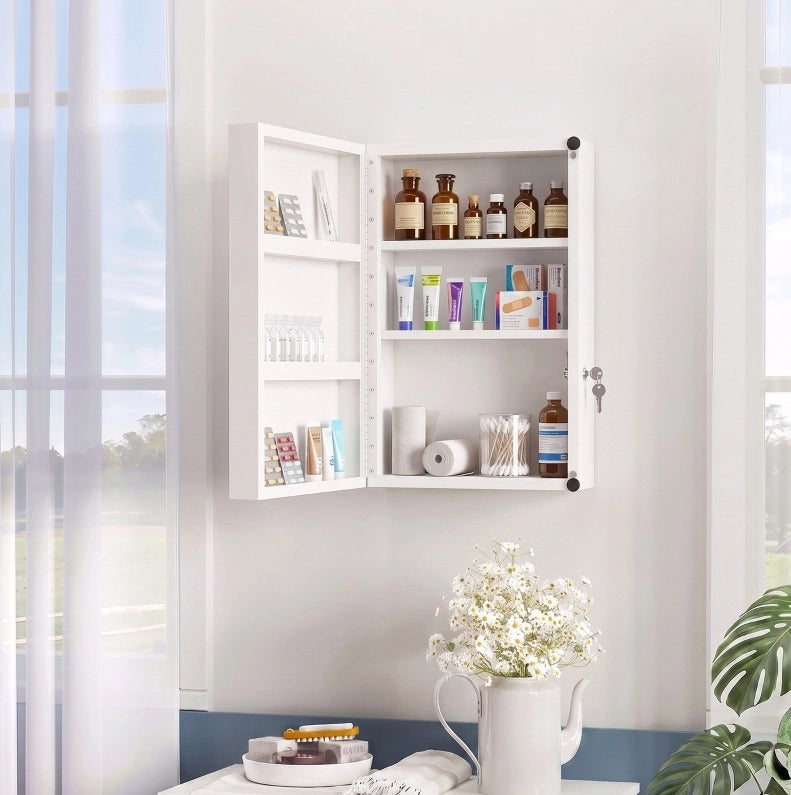 Armadio portaspezie richiudibile con 6 ripiani in acciaio per bagno o cucina, 40x18x60 cm