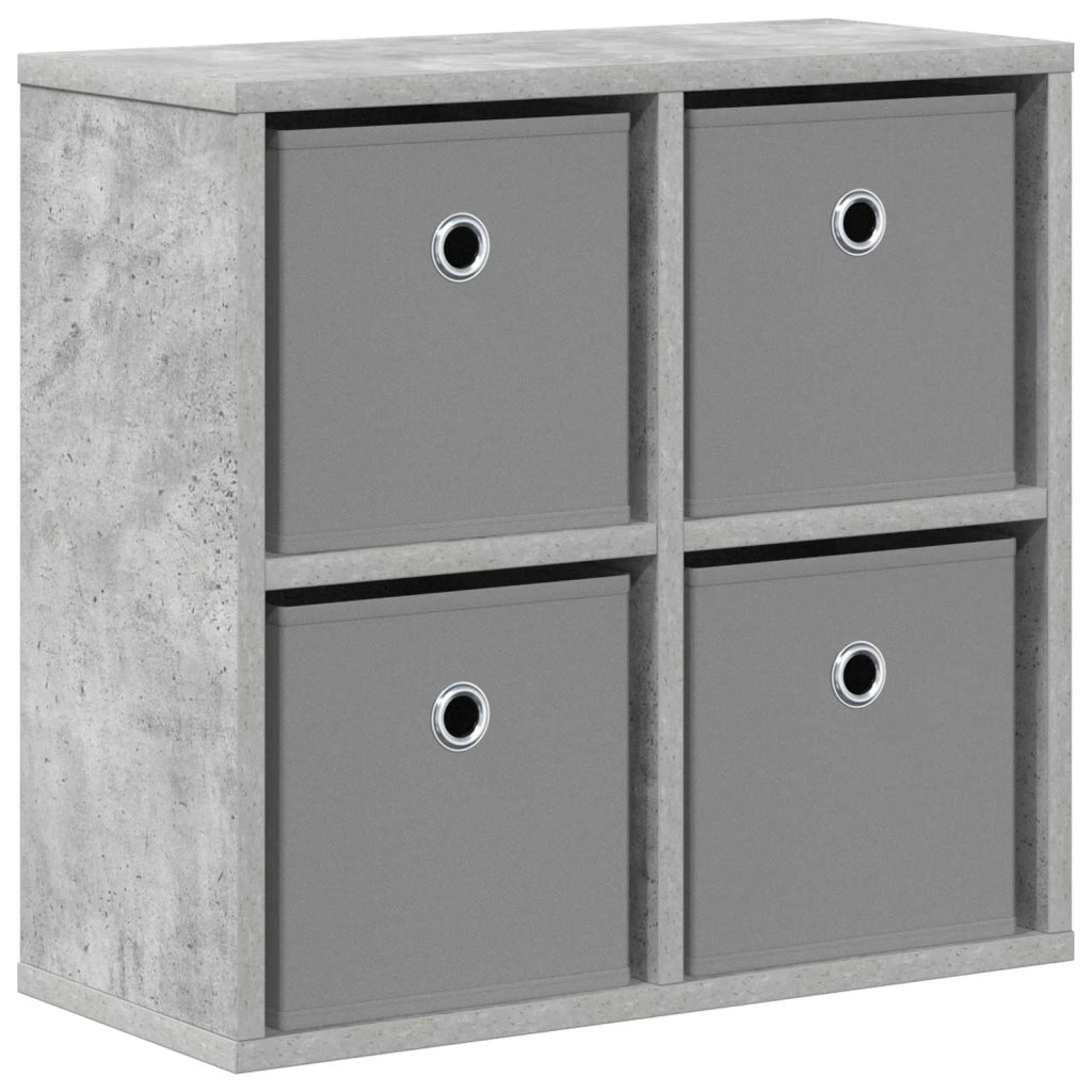 Credenza | Madia | Buffet da pranzo | Armadio da pranzo con cassetto Grigio cemento 49,5 x 22 x 47 cm