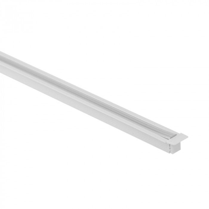 Profilo LED PW-02 bianco, diffusore trasparente 2m Ecolight
