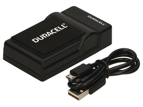 Duracell caricabatteria con cavo USB per Olympus BLH-1