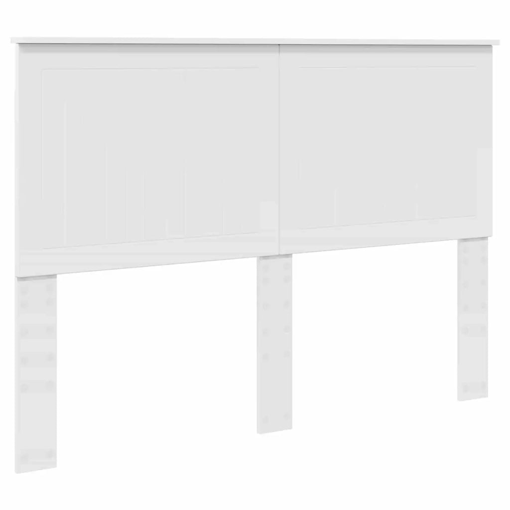 Struttura del letto-Giroletto-Rete del Letto Bianco 140 x 200 cm Legno multistrato 730444