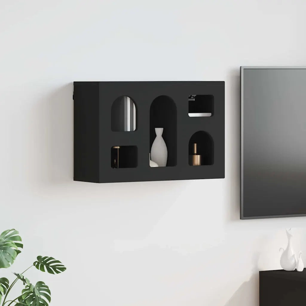 Armadio pensile Nero 60 x 20 x 40 cm Legno multistrato CFW1810225