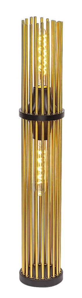 Lampada da terra Rabalux Roxas 74022 E27 2x40W nero