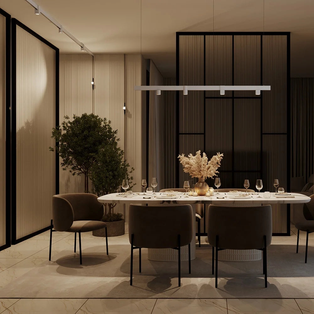 Maytoni Lampada da binario moderna Exility Alfa 1 luce LED integrato nero alluminio