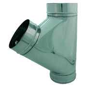 Raccordo a 'Y' 135° ø 15 cm in acciaio inox
