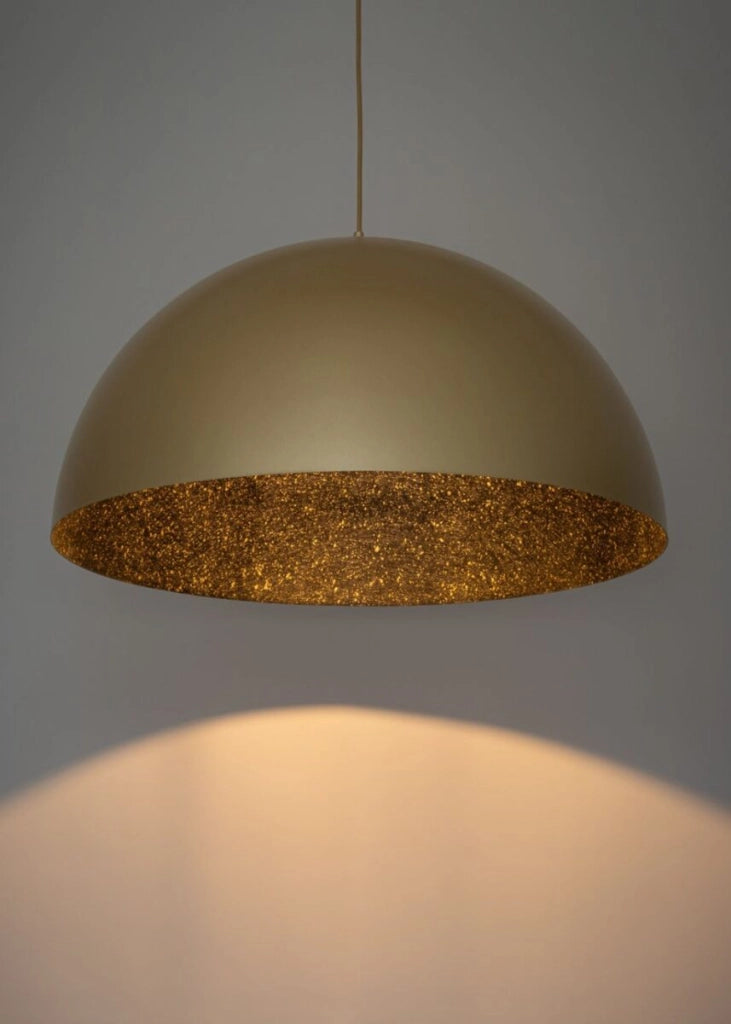 Lampada a sospensione Sfera oro/nero Ø70 E27 Sigma Lighting