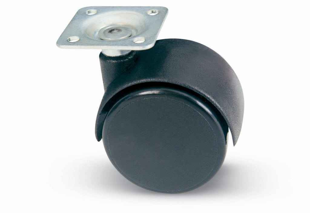 BL RUOTA GEMELLARE CON PIASTRA 30 MM 2 PZ- 6,0 blister