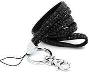 Lanyard elegante con rhinestone - Rood - 76 cm