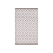 Moia Spa TE02 Tappeto per Esterni in Polipropilene Intrecciato Design Damasco 180x270 cm colore Azzurro e Bianco