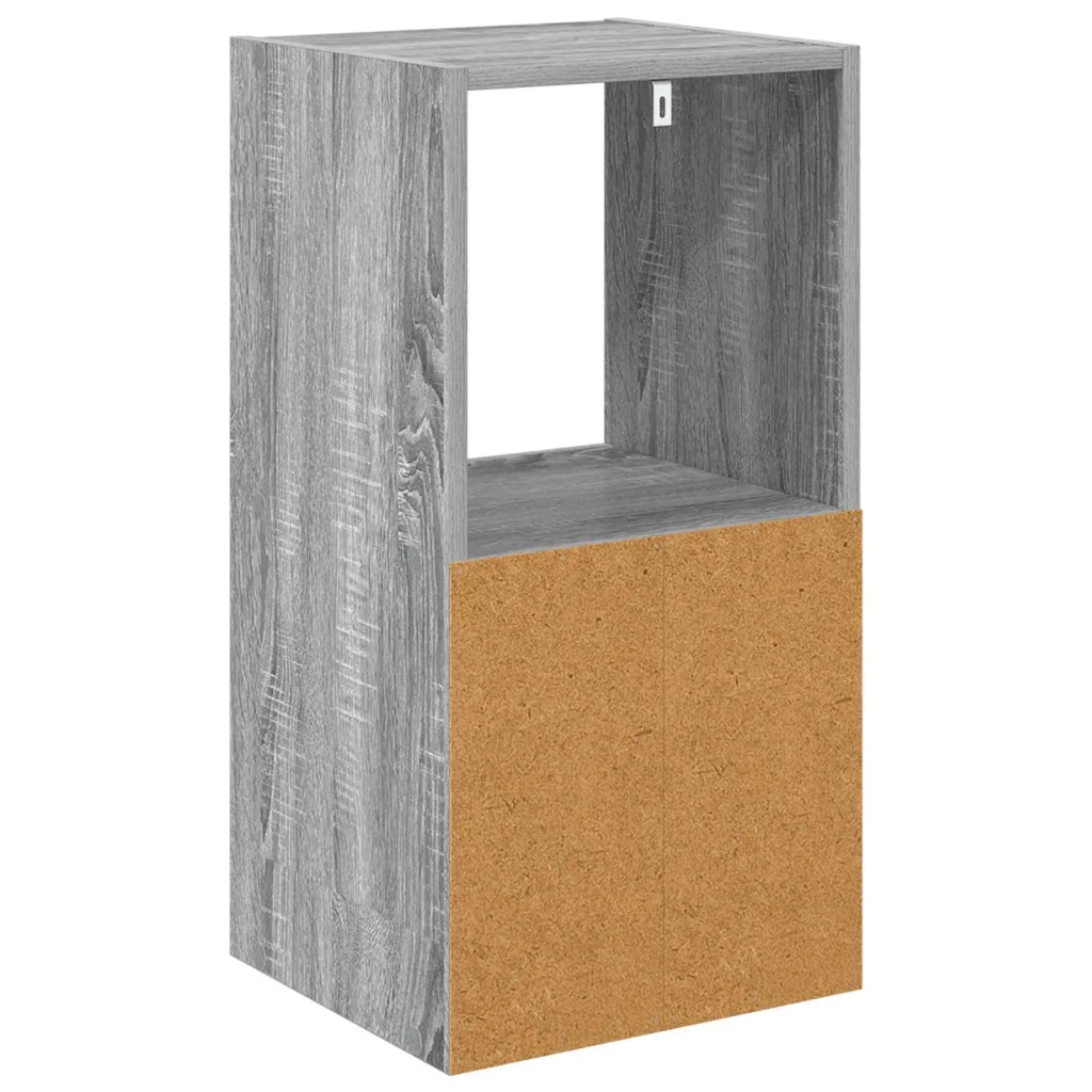 Comodino Grigio Sonoma 35 x 32 x 68,5 cm Legno multistrato 8000638