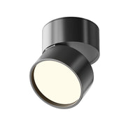 Maytoni Plafoniera Onda 1 luce LED integrato nero alluminio